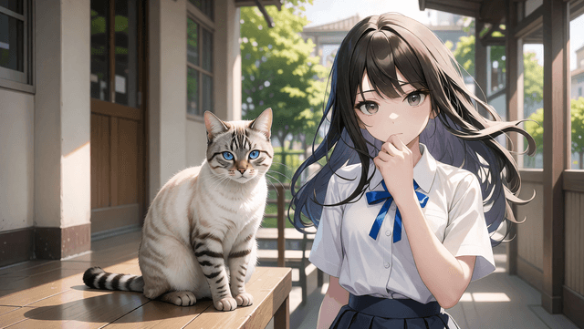 Final edited output combining both input images