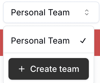 Create Team